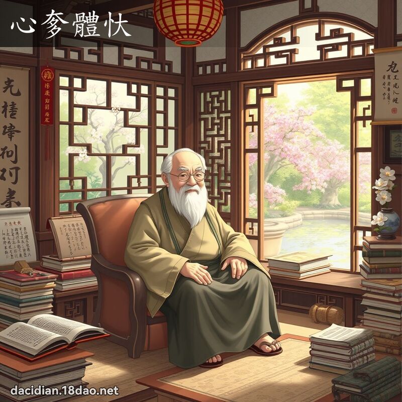 心奓体忕 - 国语大辞典配图
