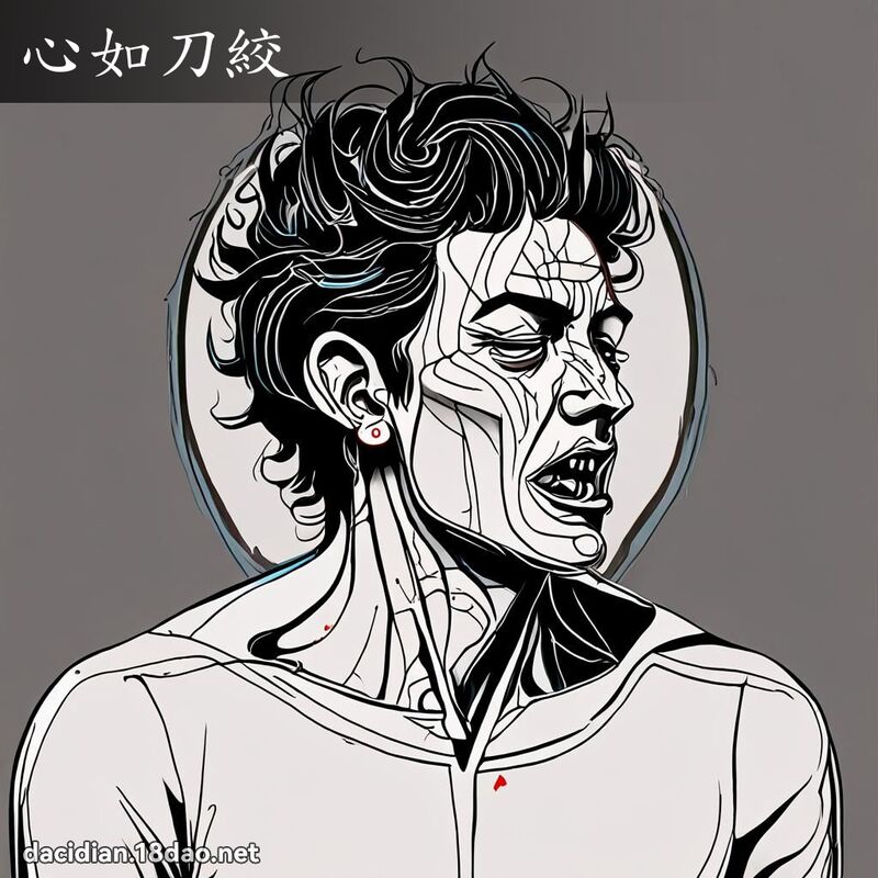 心如刀绞 - 国语大辞典配图