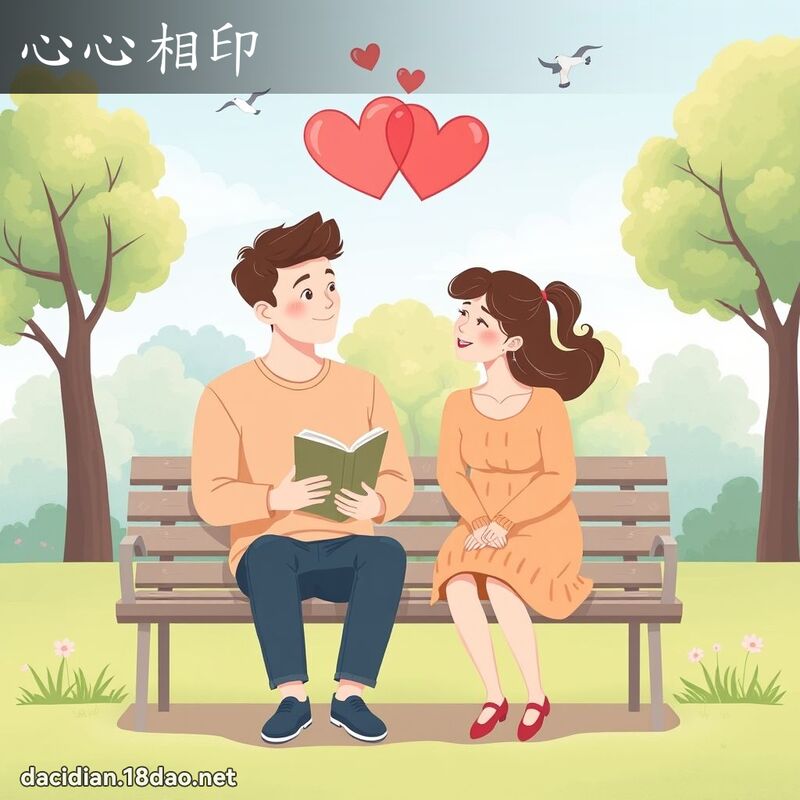 心心相印 - 國語大辭典配圖