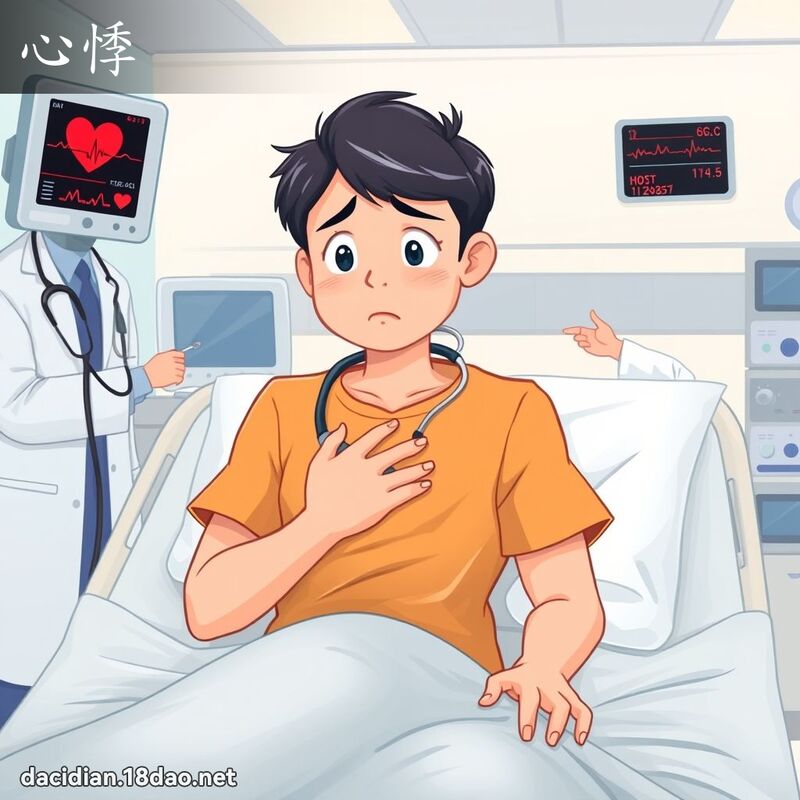 心悸 - 國語大辭典配圖