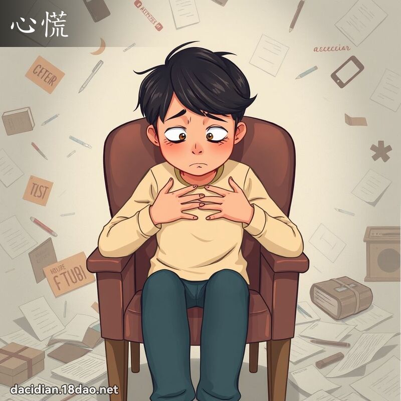 心慌 - 国语大辞典配图