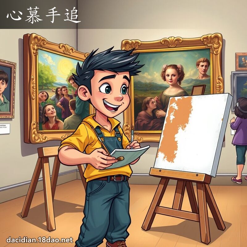 心慕手追 - 國語大辭典配圖