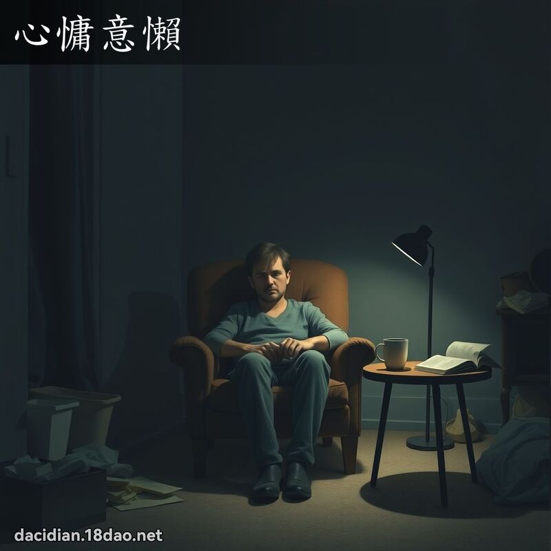 心慵意懒 - 国语大辞典配图