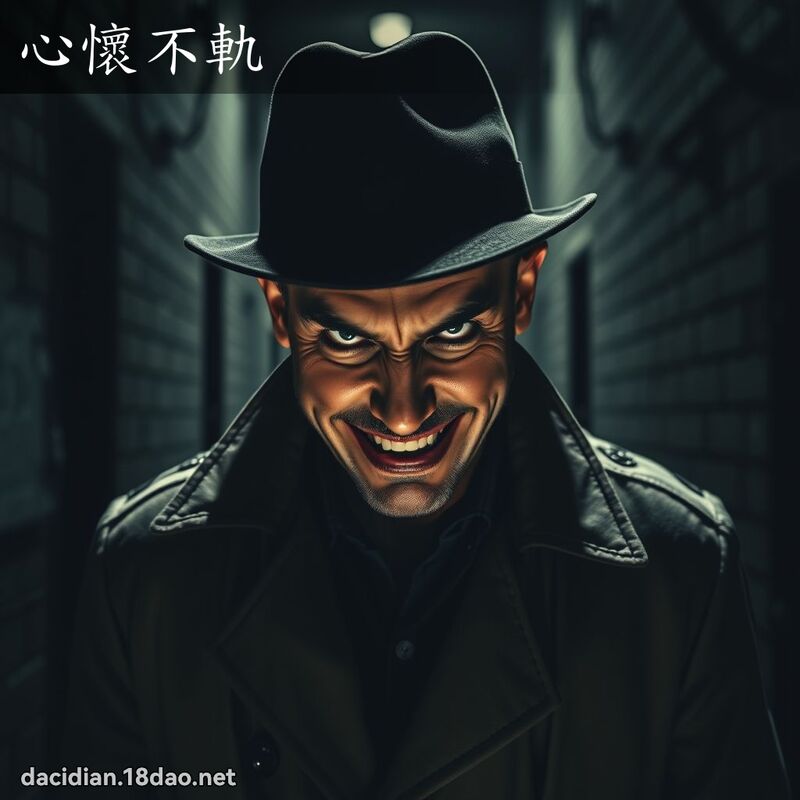 心懷不軌 - 國語大辭典配圖