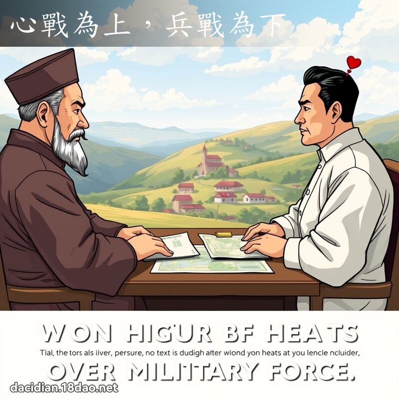 心战为上，兵战为下 - 国语大辞典配图