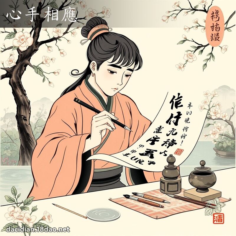 心手相應 - 國語大辭典配圖