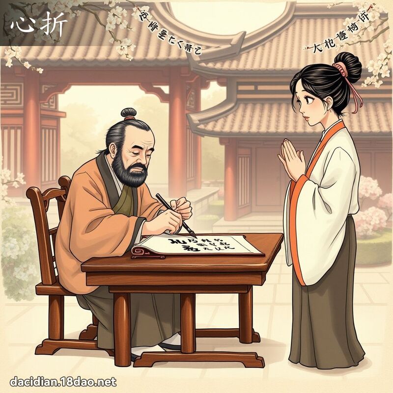 心折 - 国语大辞典配图