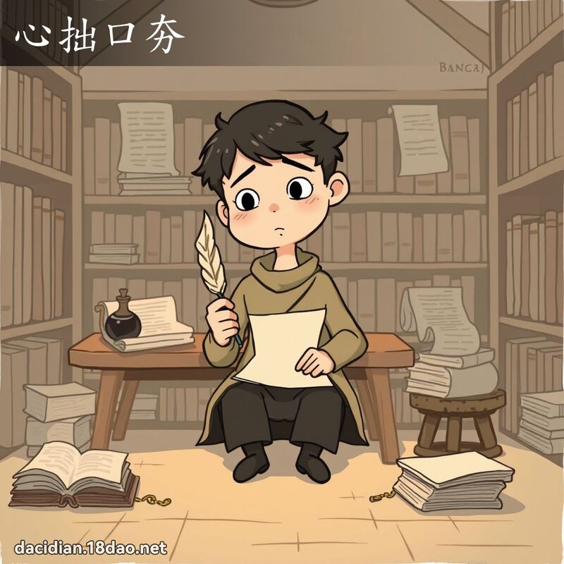 心拙口夯 - 国语大辞典配图