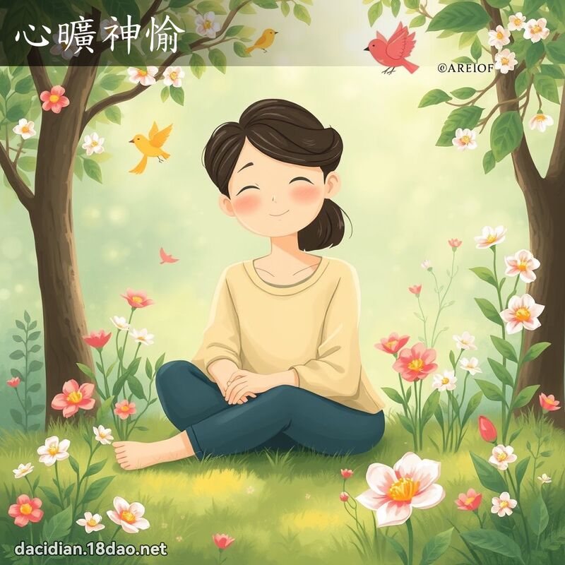 心旷神愉 - 国语大辞典配图