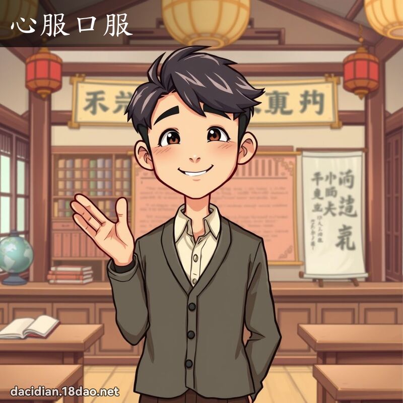 心服口服 - 國語大辭典配圖