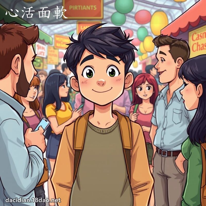 心活面軟 - 國語大辭典配圖