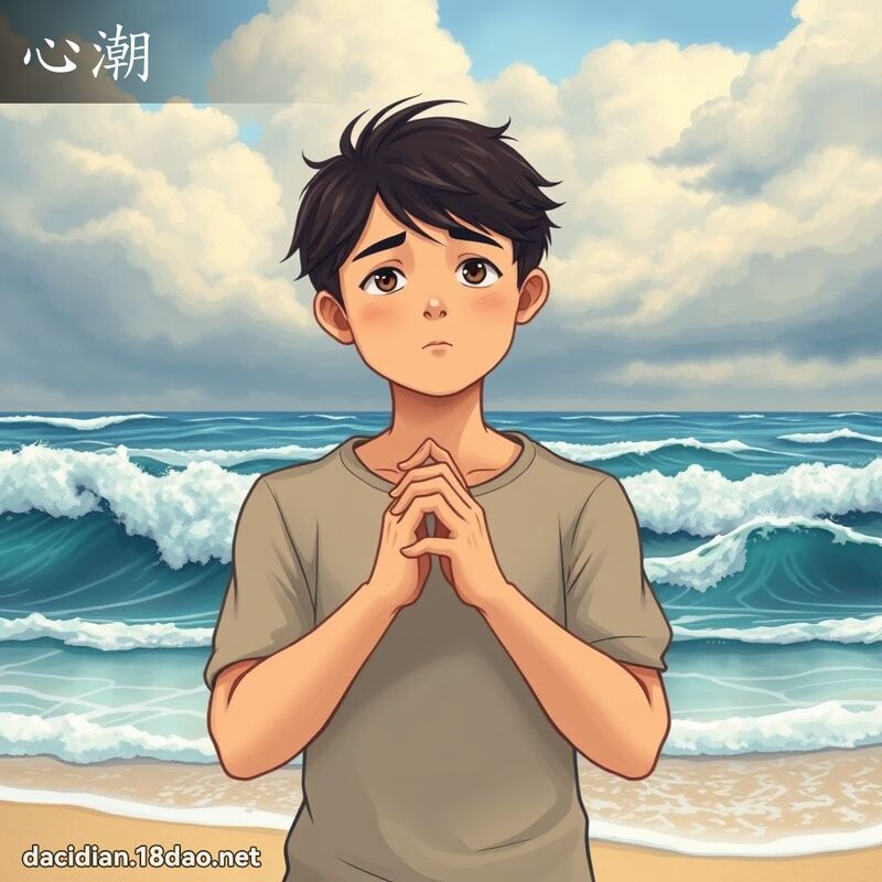 心潮 - 國語大辭典配圖