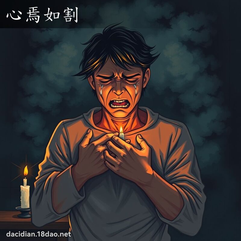 心焉如割 - 国语大辞典配图