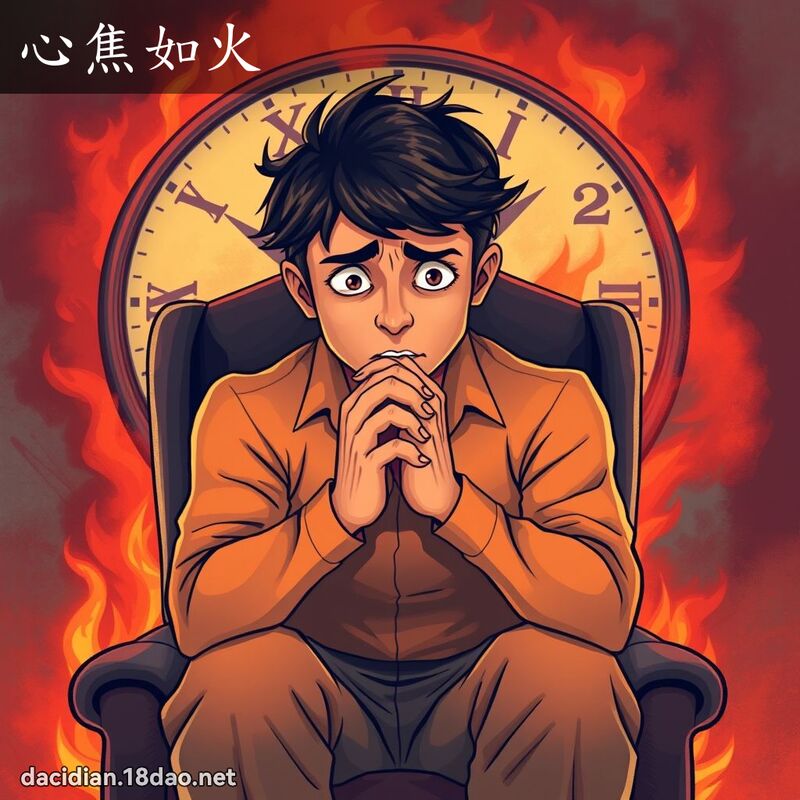 心焦如火 - 國語大辭典配圖