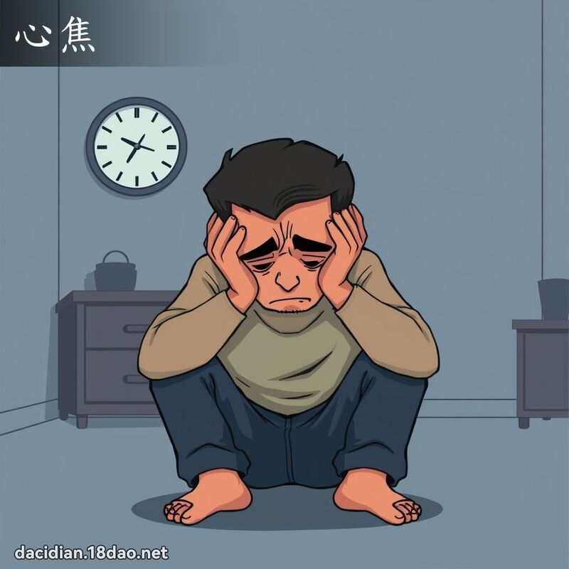 心焦 - 国语大辞典配图