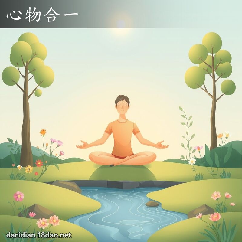 心物合一 - 國語大辭典配圖