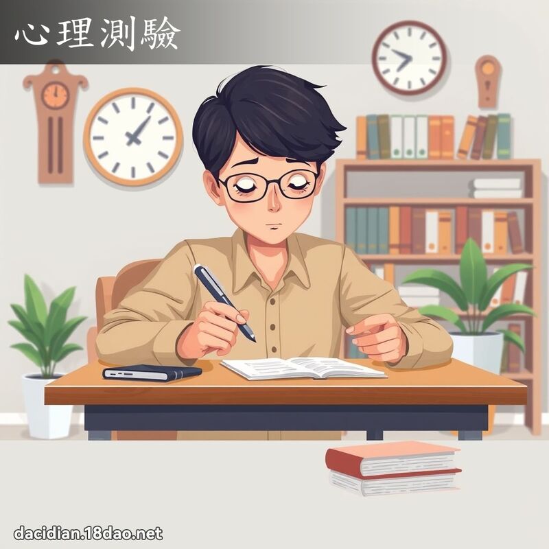 心理測驗 - 國語大辭典配圖