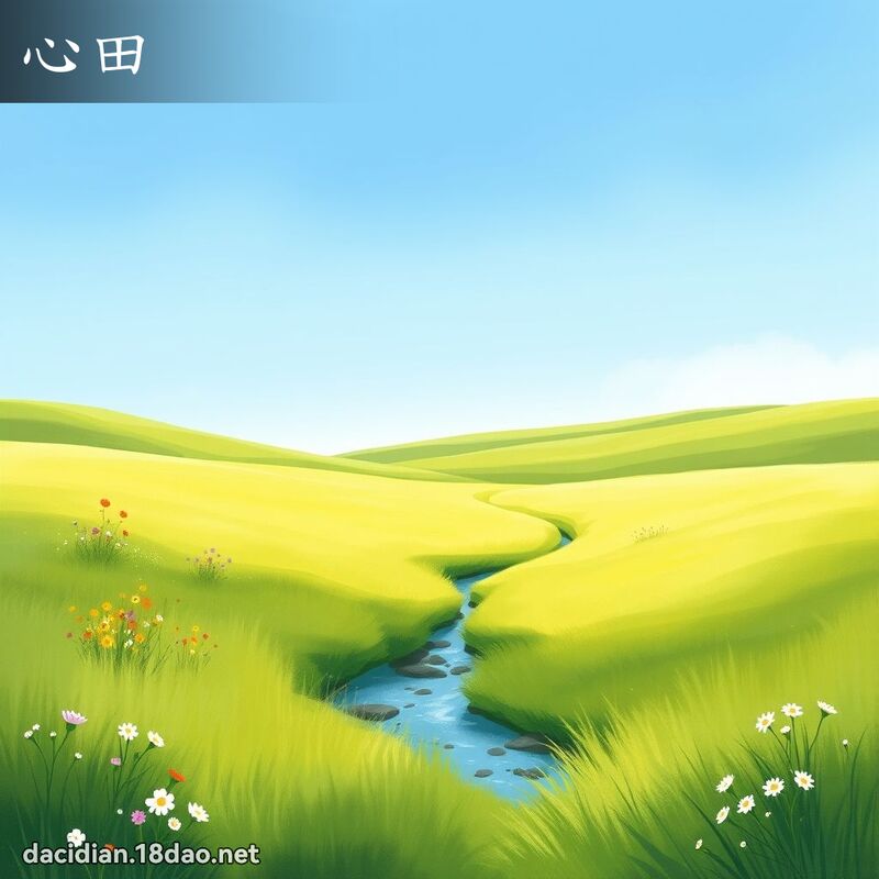 心田 - 国语大辞典配图