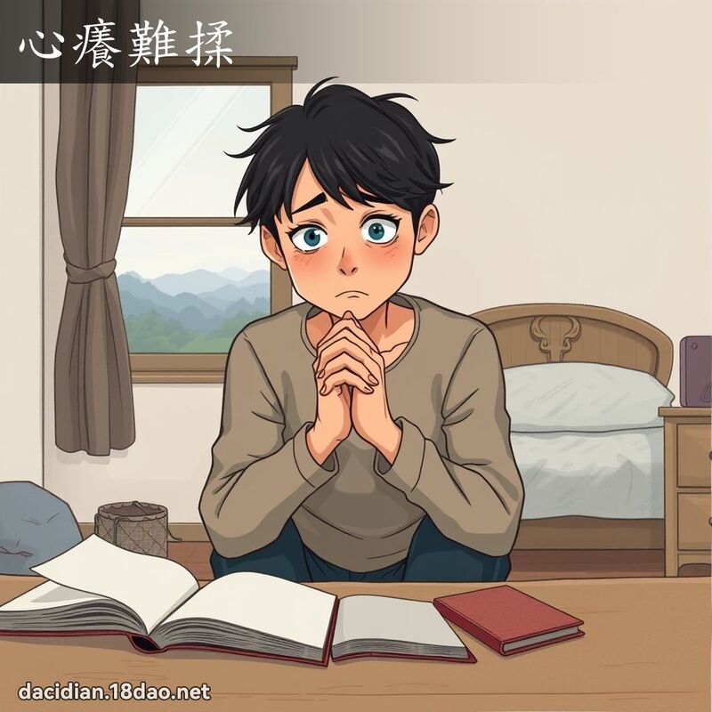 心癢難揉 - 國語大辭典配圖