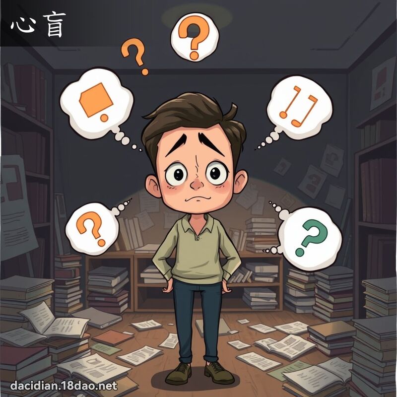 心盲 - 国语大辞典配图