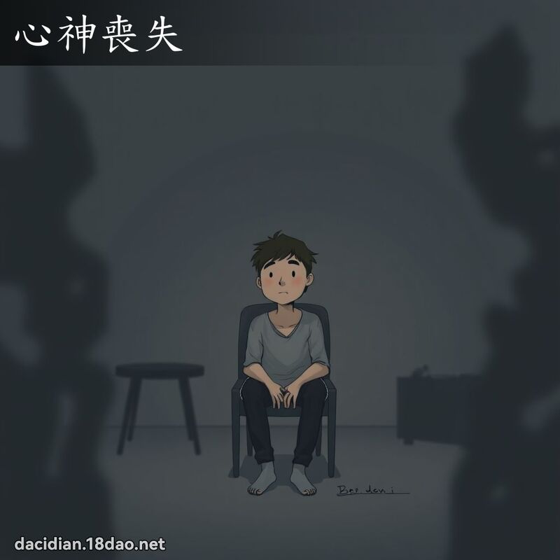 心神喪失 - 國語大辭典配圖