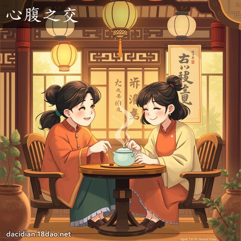 心腹之交 - 国语大辞典配图