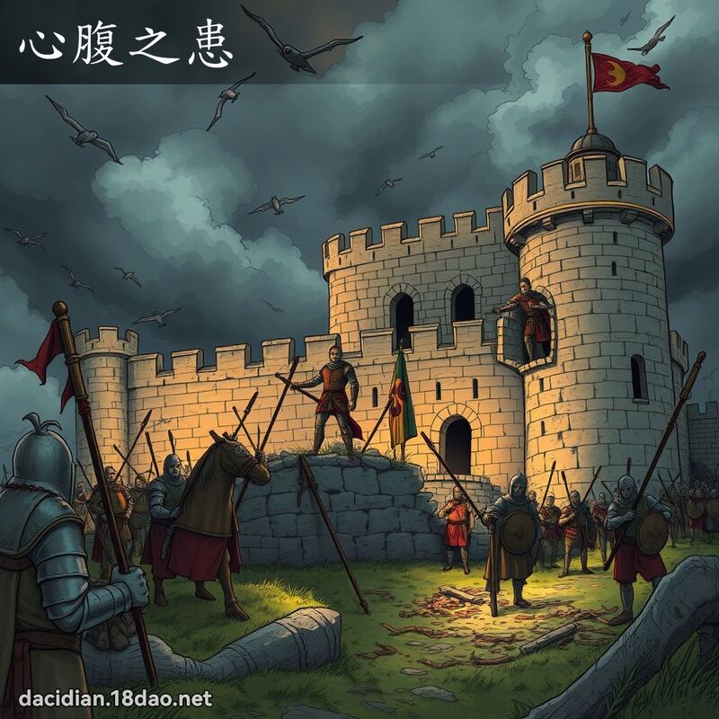 心腹之患 - 国语大辞典配图