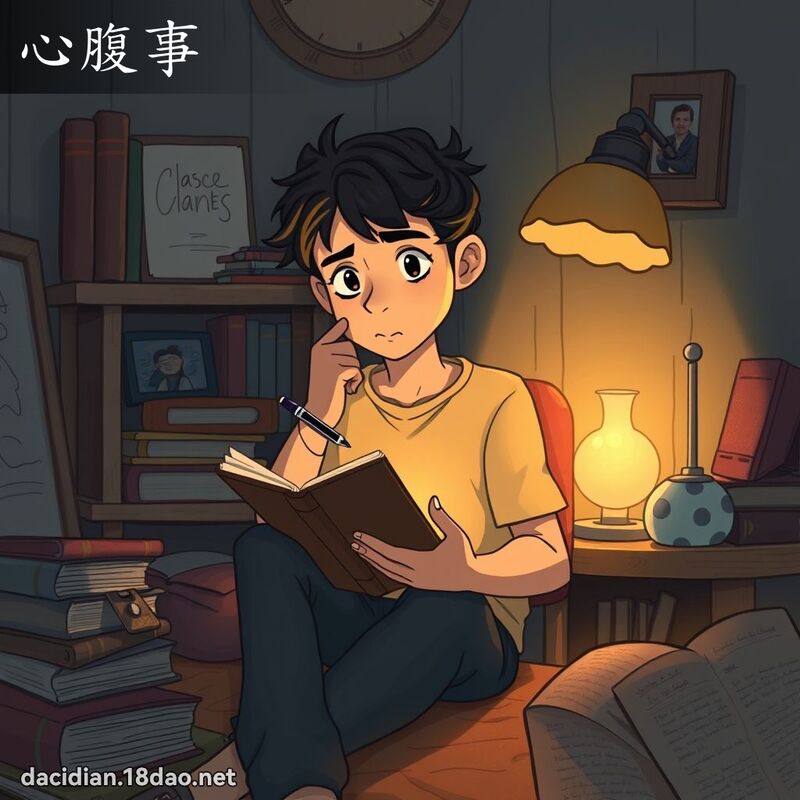 心腹事 - 国语大辞典配图