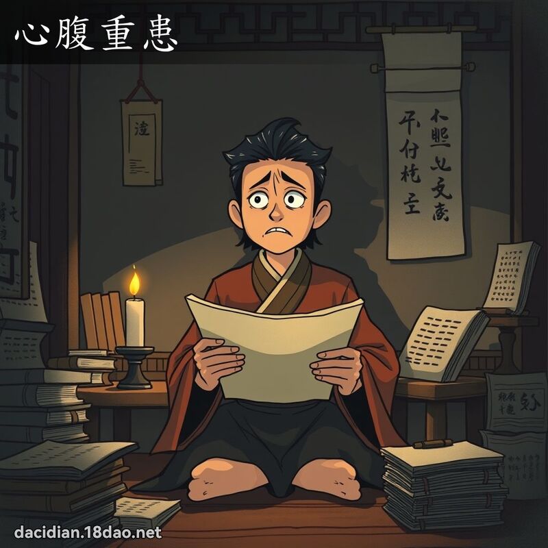 心腹重患 - 国语大辞典配图