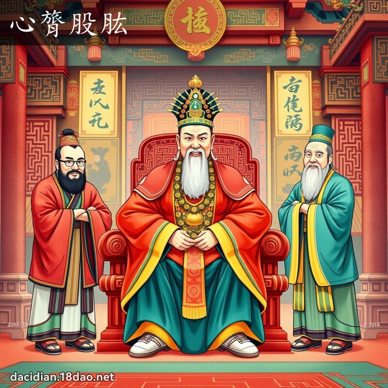 心膂股肱 - 国语大辞典配图