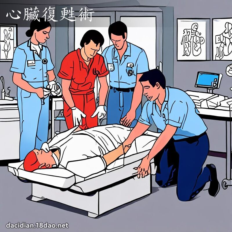 心臟復甦術 - 國語大辭典配圖