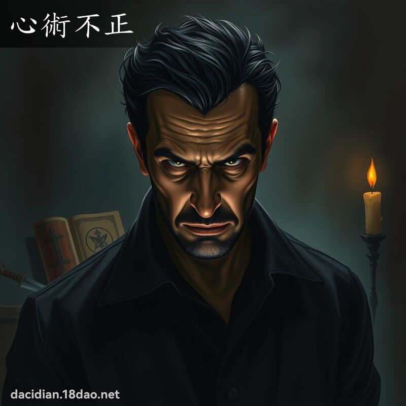 心術不正 - 國語大辭典配圖