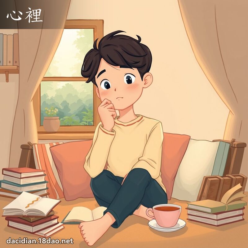 心裡 - 國語大辭典配圖