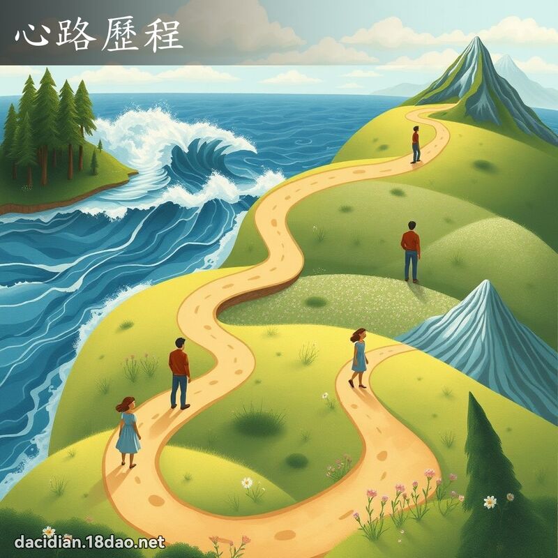 心路歷程 - 国语大辞典配图