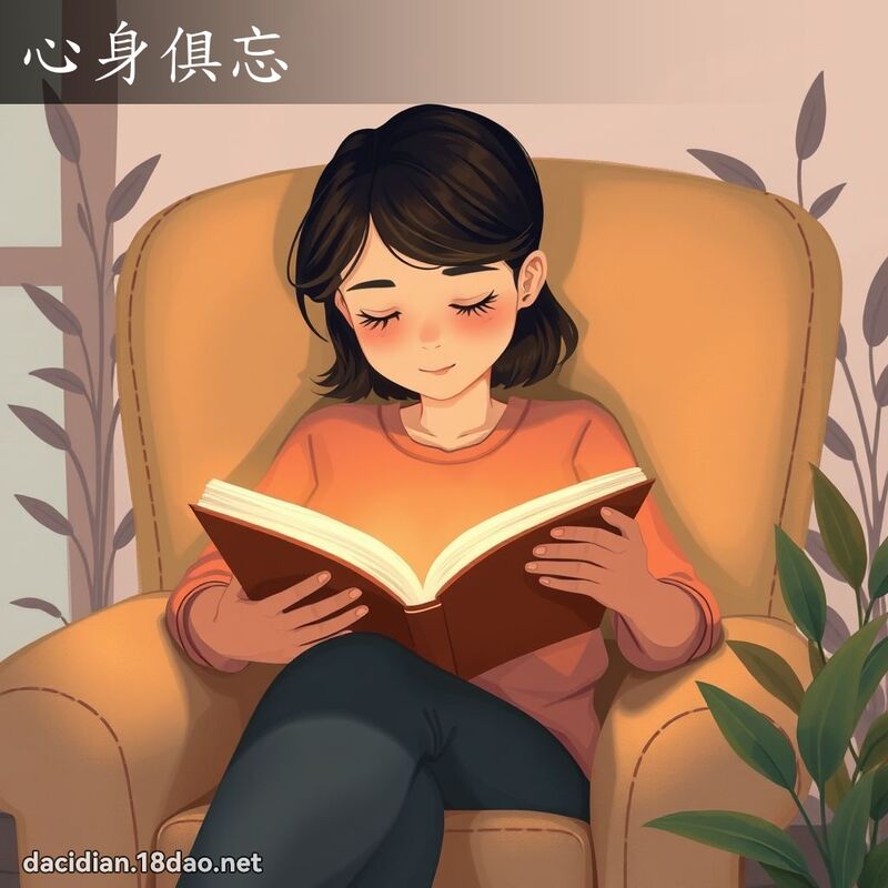 心身俱忘 - 國語大辭典配圖