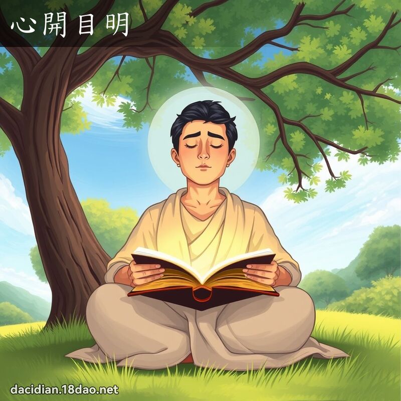 心開目明 - 國語大辭典配圖