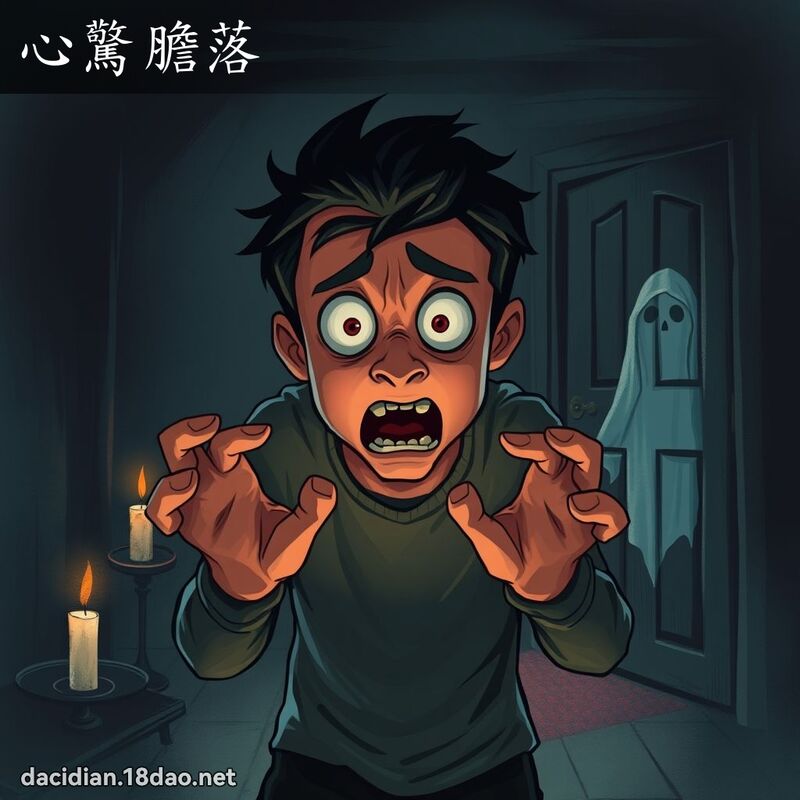 心惊胆落 - 国语大辞典配图