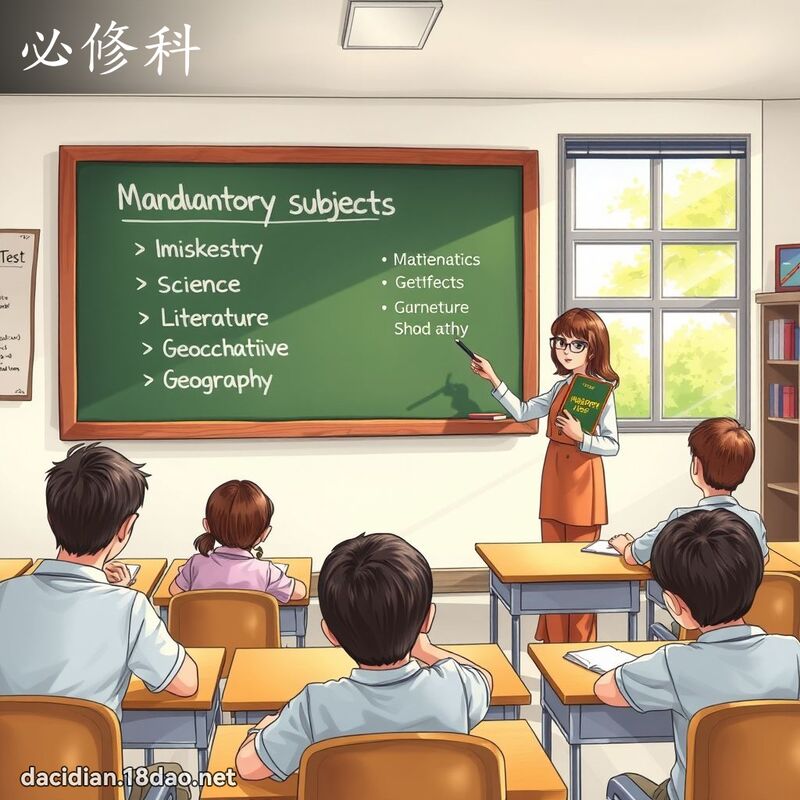 必修科 - 国语大辞典配图