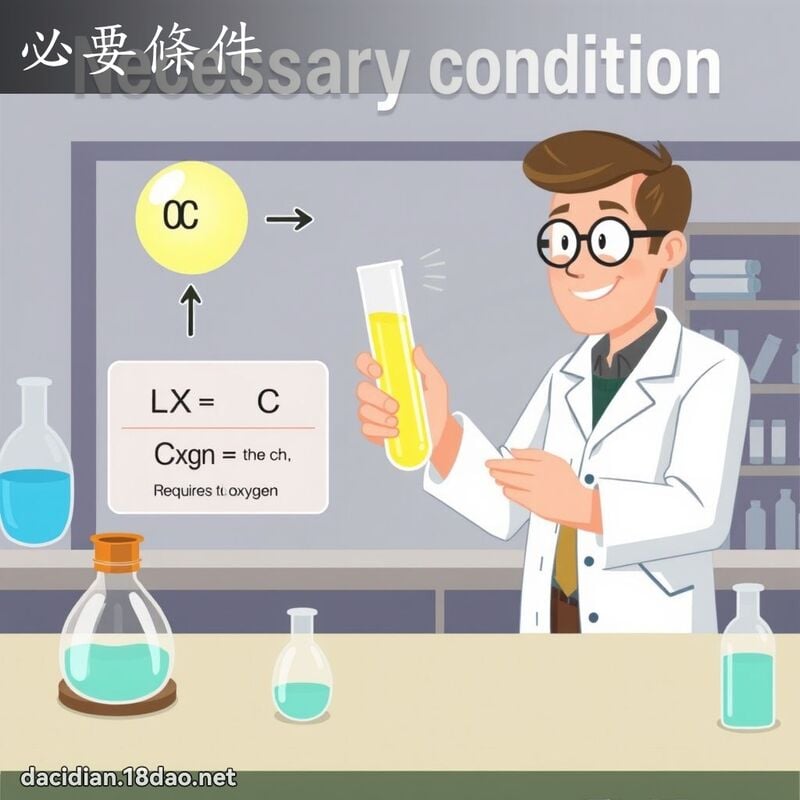 必要條件 - 國語大辭典配圖