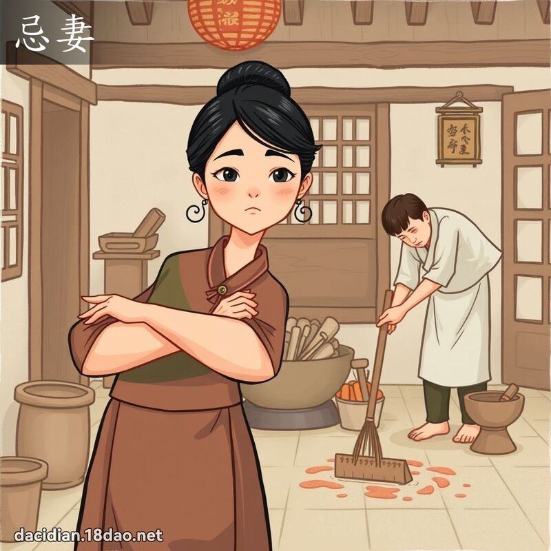 忌妻 - 國語大辭典配圖