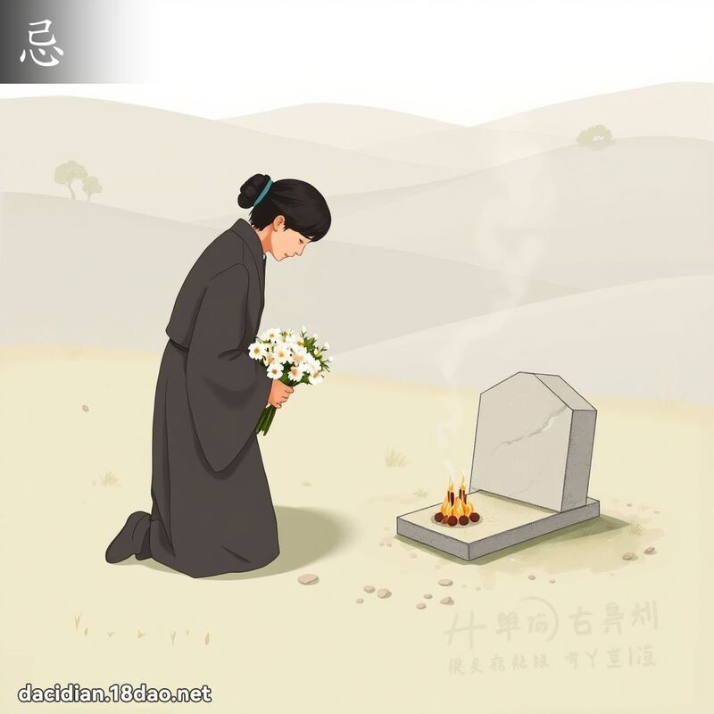 忌 - 國語大辭典配圖