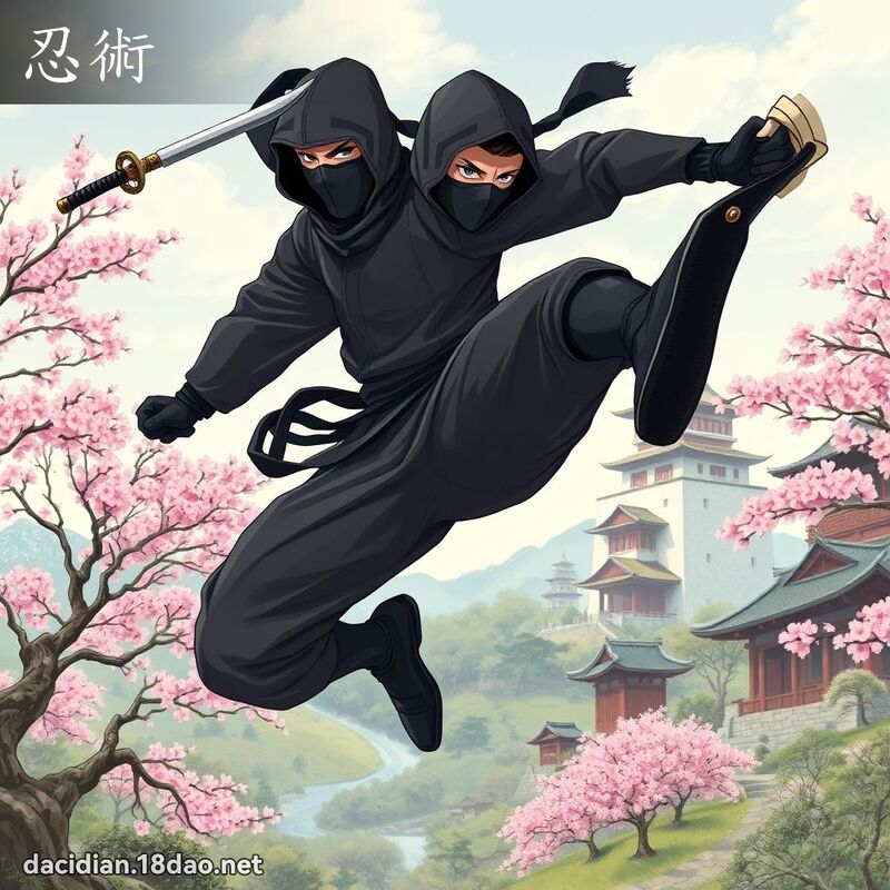 忍術 - 國語大辭典配圖
