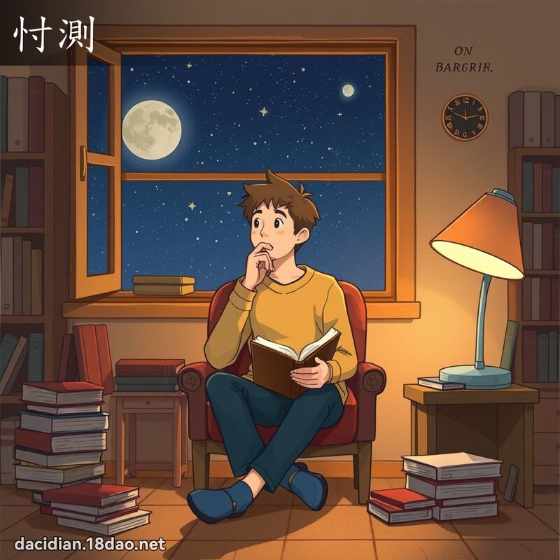 忖測 - 國語大辭典配圖