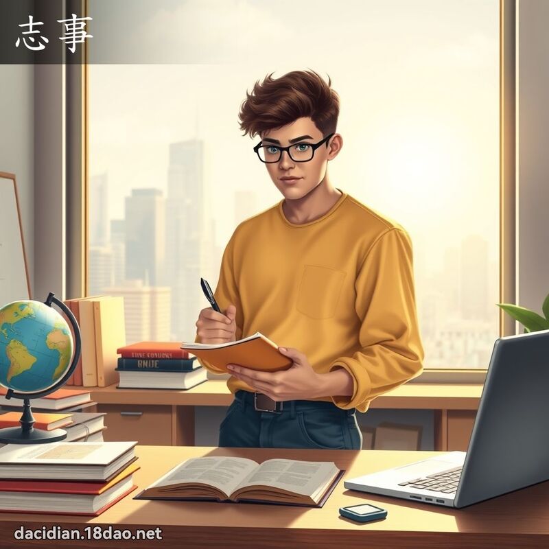 志事 - 國語大辭典配圖