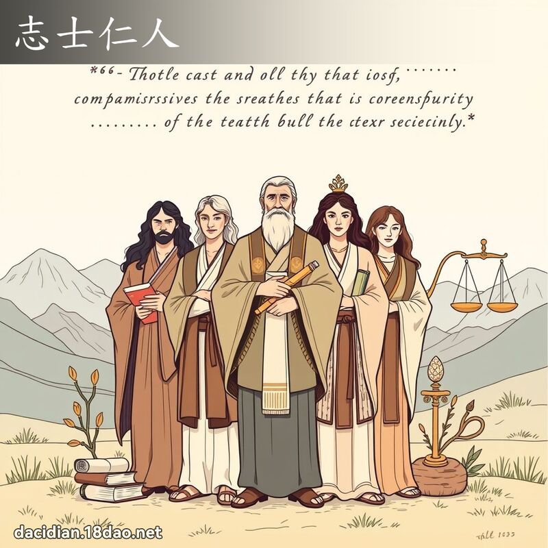 志士仁人 - 國語大辭典配圖