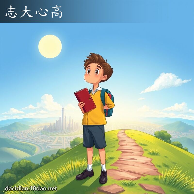 志大心高 - 國語大辭典配圖