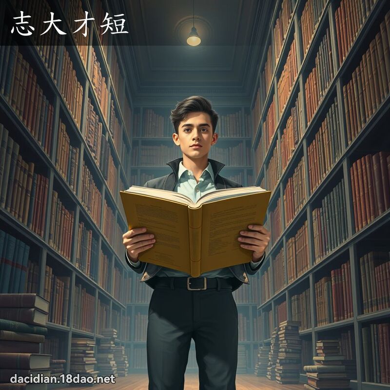 志大才短 - 国语大辞典配图