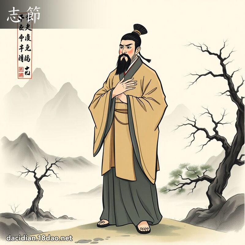 志節 - 國語大辭典配圖