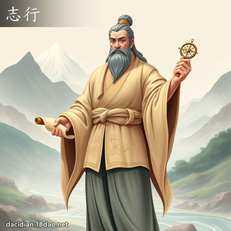 志行 - 國語大辭典配圖