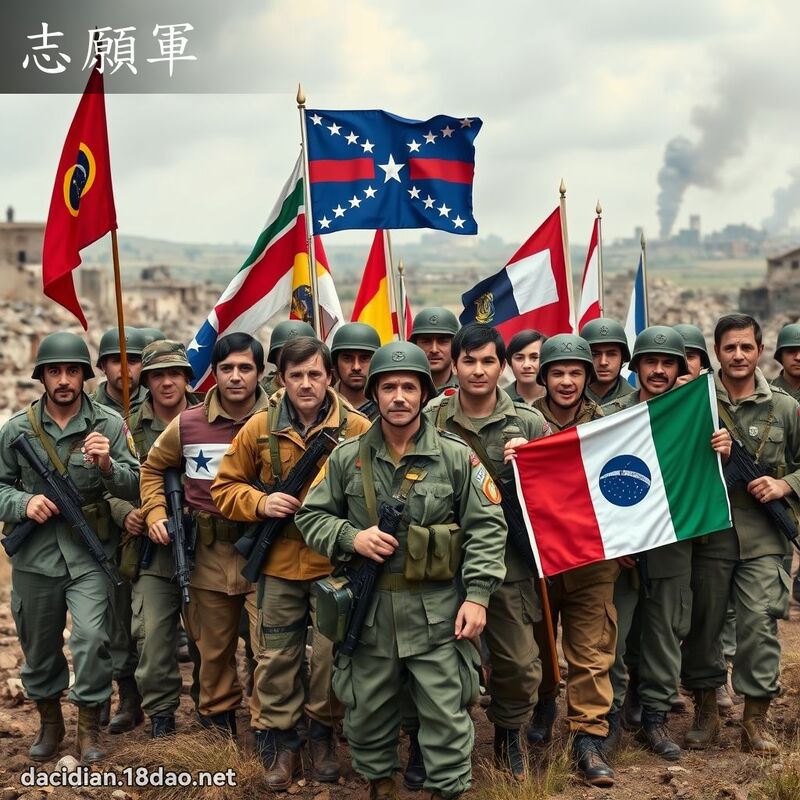 志願軍 - 國語大辭典配圖